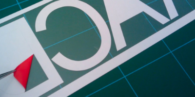 Making your Iron on Letters